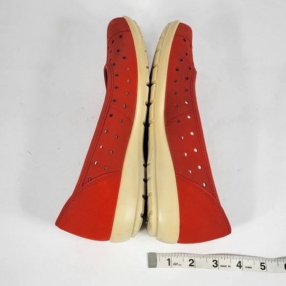 Hotter Livvy Red Ballet Flats #728 Size 8 - Picture 7 of 12